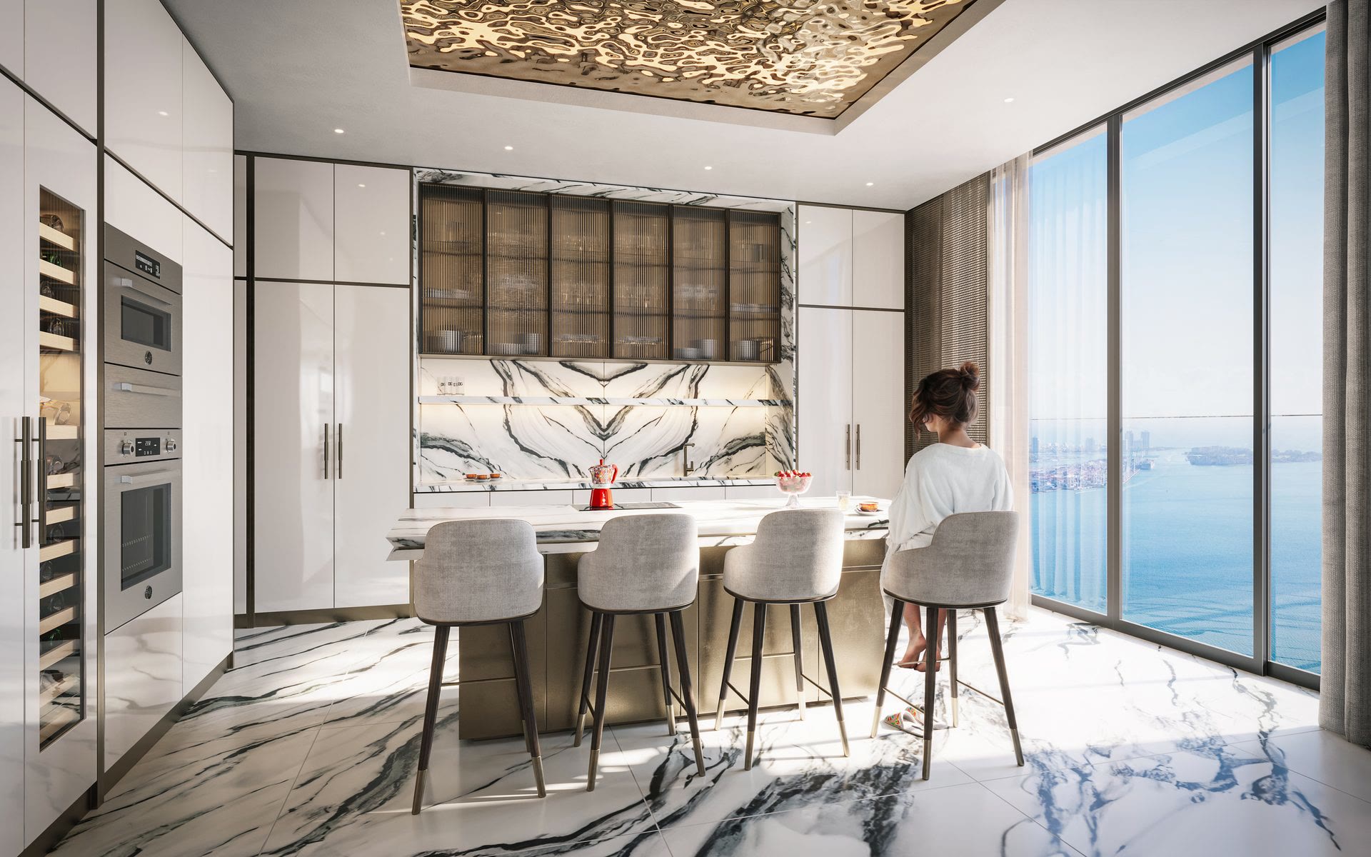 Custom Studio Sofield white kitchen