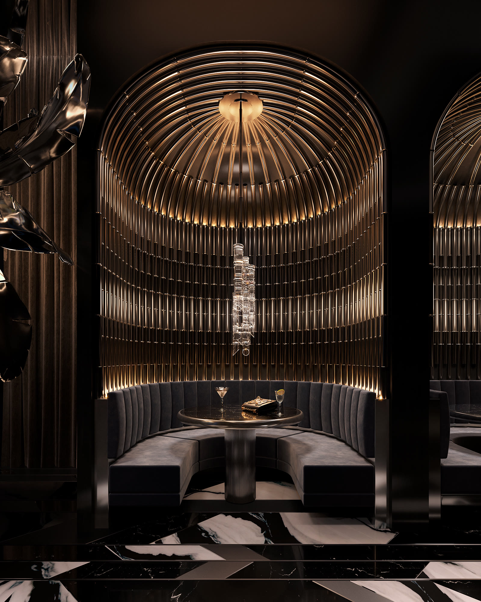 888 Brickell members club lounge