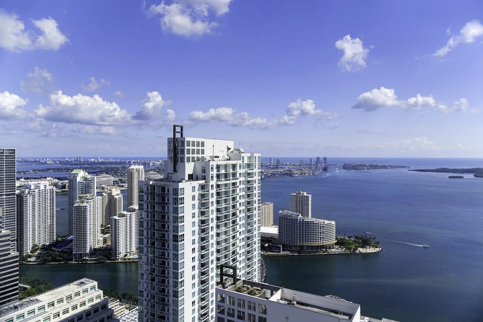 East view from Residence 44B at 888 Brickell