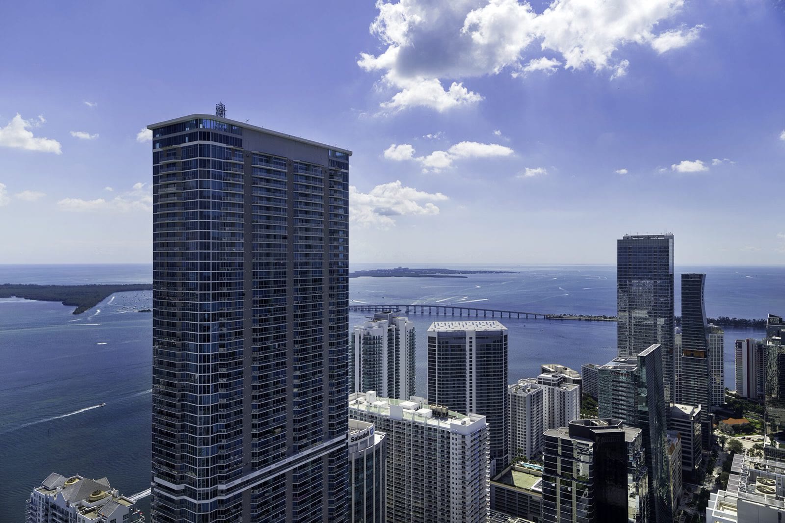 South view from Residence 56A at 888 Brickell